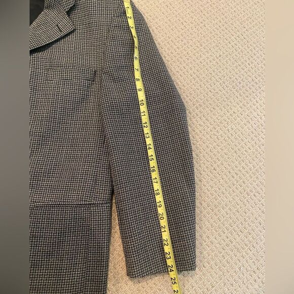 Bellisimo Men's Vintage Black/Gray Houndstooth Sports Jacket/Blazer Size 42 - Picture 7 of 15